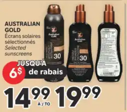 Brunet AUSTRALIAN GOLD Écrans solaires sélectionnés offer