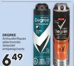 Brunet DEGREE Antisudorifiques sélectionnés offer
