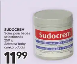 Brunet SUDOCREM Soins pour bébés sélectionnés offer