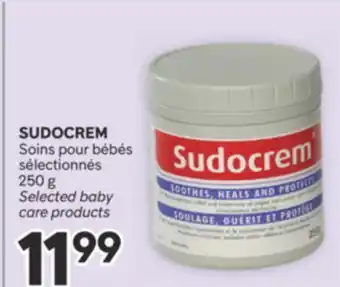 Brunet SUDOCREM Soins pour bébés sélectionnés offer