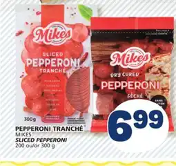 Marché Bonichoix MIKES SLICED PEPPERONI offer