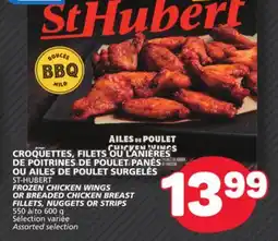 Marché Bonichoix ST-HUBERT FROZEN CHICKEN WINGS OR BREADED CHICKEN BREAST FILLETS, NUGGETS OR STRIPS offer