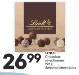 Brunet LINDT Chocolats sélectionnés offer