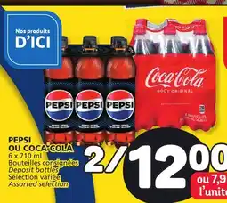 Marché Bonichoix PEPSI OR COCA-COLA offer