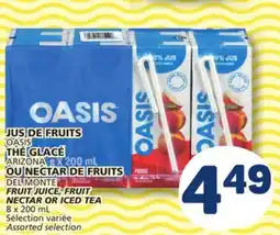 Marché Bonichoix ARIZONA DEL MONTE FRUIT JUICE, FRUIT NECTAR OR ICED TEA offer