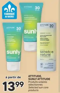 Brunet ATTITUDE, SUNLY ATTITUDE Produits solaires sélectionnés offer
