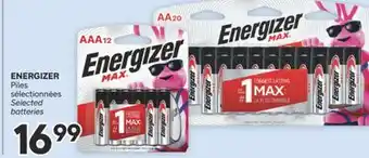 Brunet ENERGIZER Piles sélectionnées offer