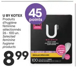 Brunet U BY KOTEX Produits d'hygiène féminine sélectionnés offer
