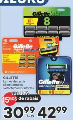 Brunet GILLETTE Lames de rasoir sélectionnées offer