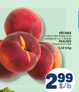 Marché Bonichoix PEACHES offer