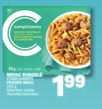 Marché Bonichoix COMPLIMENTS FROZEN MEAL offer