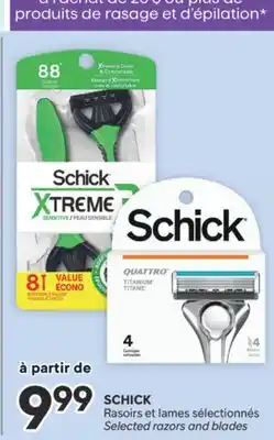 Brunet SCHICK Rasoirs et lames sélectionnés offer