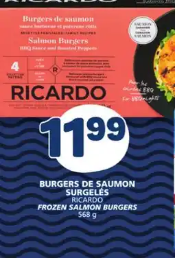 Marché Bonichoix RICARDO FROZEN SALMON BURGERS offer