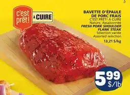 Marché Bonichoix C'EST PRÊT! À CUIRE Nature, FRESH PORK SHOULDER offer