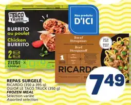 Marché Bonichoix RICARDO (350 to 395 g) OR LE TACO TRUCK (350 g) FROZEN MEAL offer