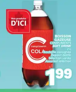 Marché Bonichoix COMPLIMENTS SOFT DRINK offer