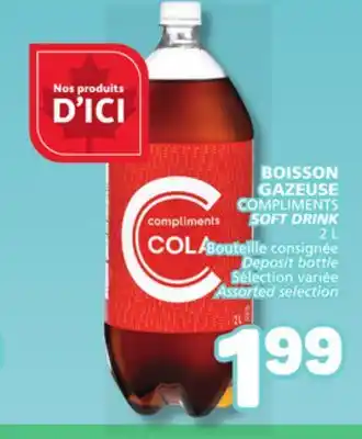 Marché Bonichoix COMPLIMENTS SOFT DRINK offer
