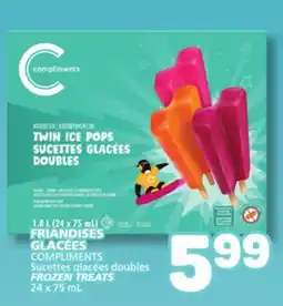 Marché Bonichoix COMPLIMENTS FROZEN TREATS offer