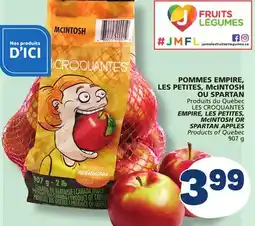 Marché Bonichoix LES CROQUANTES EMPIRE, LES PETITES, SPARTAN APPLES offer