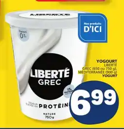 Marché Bonichoix LIBERTÉ YOGURT offer