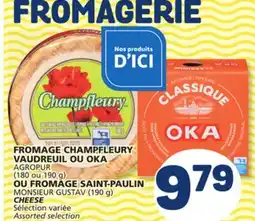 Marché Bonichoix AGROPUR (180 or 190 g) OR MONSIEUR GUSTAV (190 g) CHEESE offer