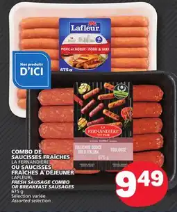 Marché Bonichoix LAFLEUR FRESH SAUSAGE COMBO OR BREAKFAST SAUSAGES offer