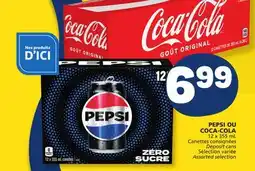 Marché Bonichoix PEPSI OR COCA-COLA offer