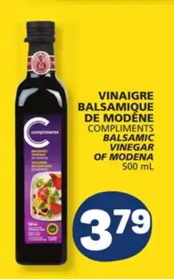 Marché Bonichoix COMPLIMENTS BALSAMIC VINEGAR OF MODENA offer