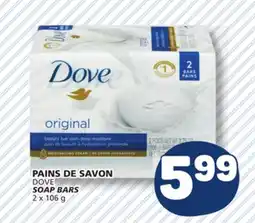 Marché Bonichoix DOVE SOAP BARS offer