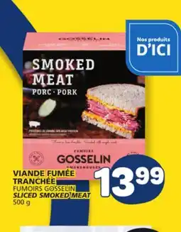 Marché Bonichoix FUMOIRS GOSSELIN SLICED SMOKED MEAT offer