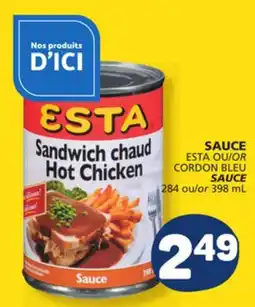 Marché Bonichoix ESTA OR CORDON BLEU SAUCE offer