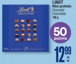 Jean Coutu LINDT Mini pralinés Chocolate offer
