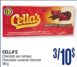 Jean Coutu CELLA'S Chocolate-covered cherries offer