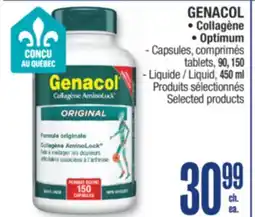 Jean Coutu GENACOL Selected products offer