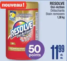 Jean Coutu RESOLVE Oxi-Action Stain removers offer