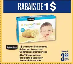 Jean Coutu Selection Arrow-Root snacks offer