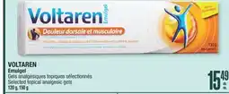 Jean Coutu VOLTAREN Emulgel Selected topical analgesic gels offer
