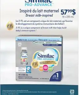 Jean Coutu SIMILAC Breast milk-inspired offer