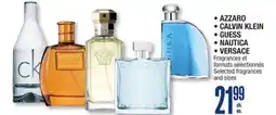 Jean Coutu AZZARO, CALVIN KLEIN, GUESS, NAUTICA, VERSACE Selected fragrances and sizes offer