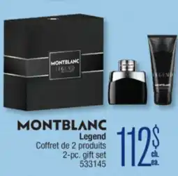 Jean Coutu MONTBLANC Legend 2-pc. gift set offer