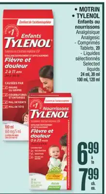 Jean Coutu MOTRIN,TYLENOL Analgesic offer