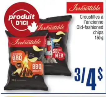 Jean Coutu IRRESISTIBLE Old-fashioned chips offer