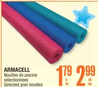 Jean Coutu ARMACELL Selected pool noodles offer