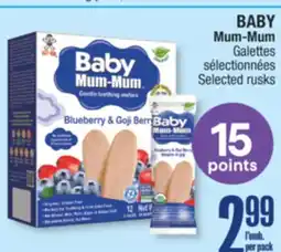 Jean Coutu BABY Mum-Mum Selected rusks offer