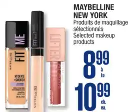 Jean Coutu MAYBELLINE NEW YORK Selected makeup products offer