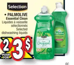 Jean Coutu SELECTION, PALMOLIVE Essential Clean Selected dishwashing liquids offer