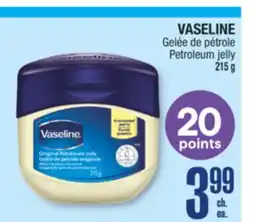 Jean Coutu VASELINE Petroleum jelly offer