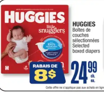 Jean Coutu HUGGIES Selected boxed diapers offer