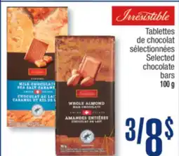 Jean Coutu IRRESISTIBLE Selected chocolate bars offer