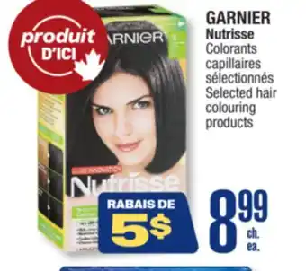 Jean Coutu GARNIER Nutrisse Selected hair colouring products offer